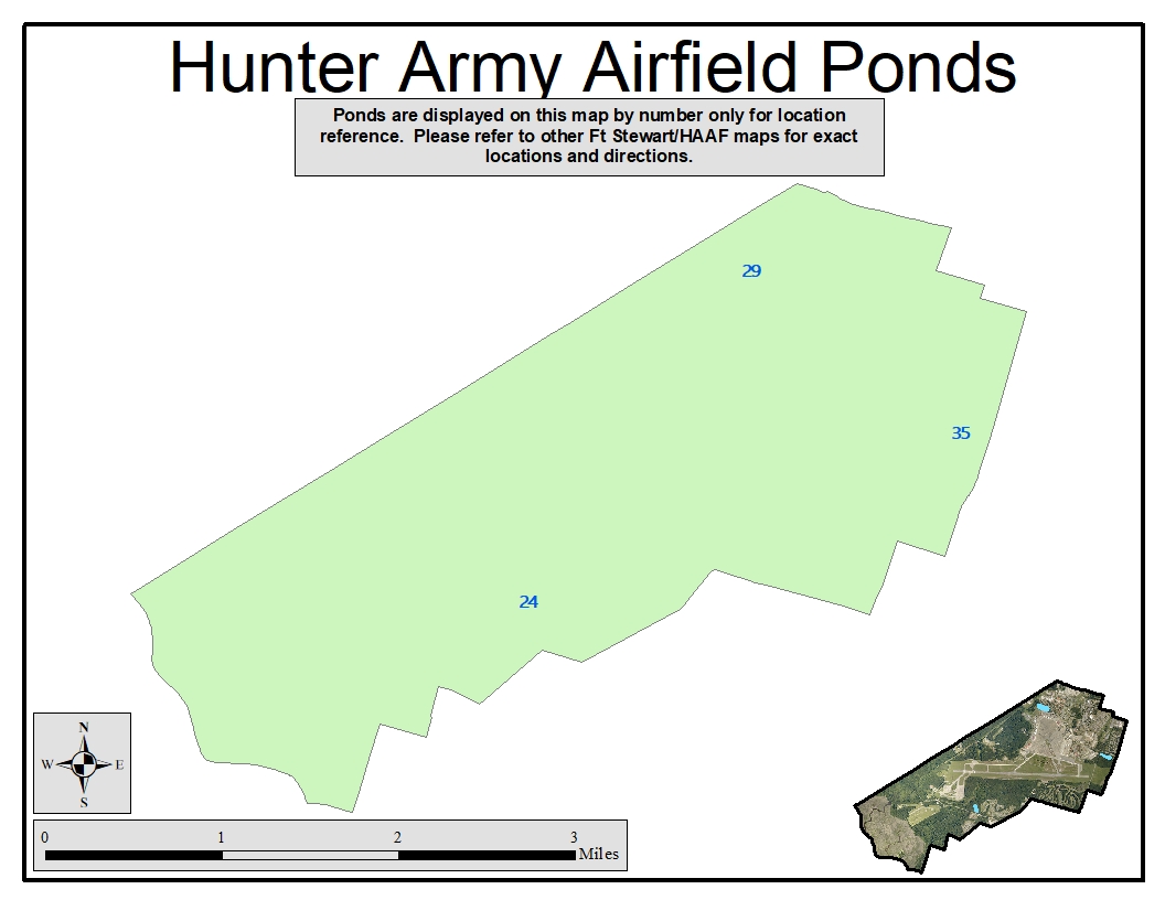 Fort Stewart Map With Building Numbers Pond Maps - Fort Stewart - Isportsman